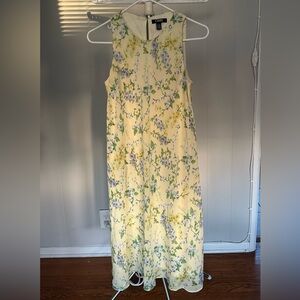 Dreamy Buttercream Yellow Floral Dress